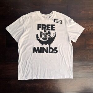 OVO Drake Owl x Free Minds Tee T Shirt Black - New Size XL Ships ASAP SS22